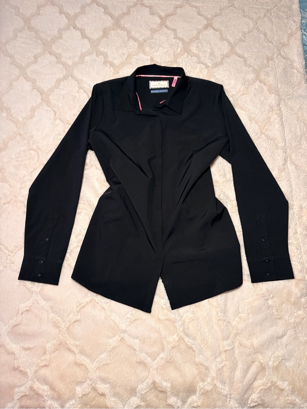 Black Button-Up Shirt